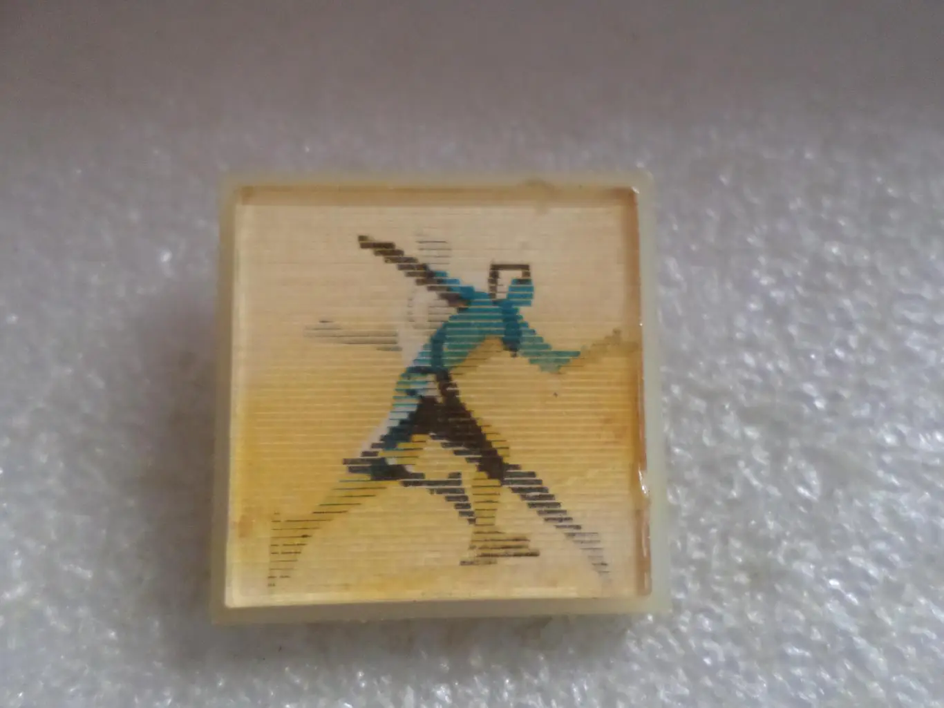 Значок Конькобежный спорт\ Легкая атлетика переливной