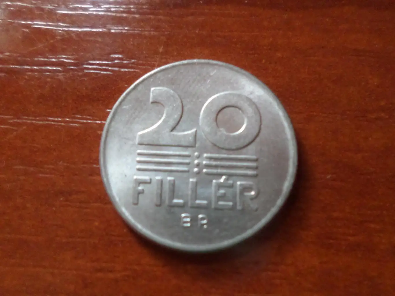 монета 20 филлеров Венгрия 1975 г