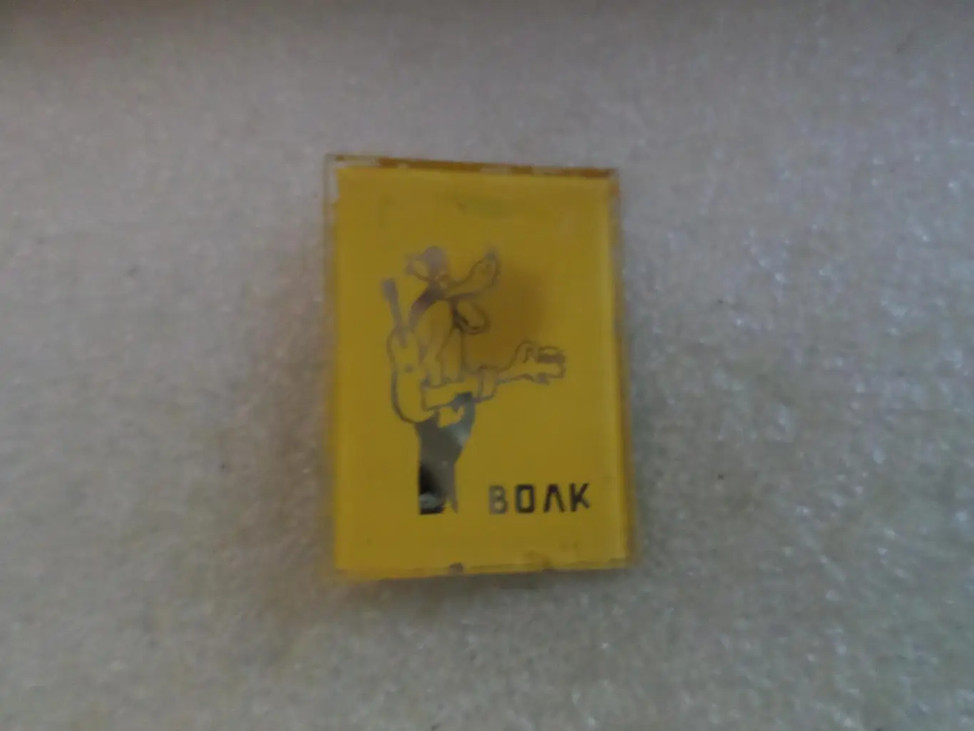 Значок детский мультфильм Ну погоди Волк стекло