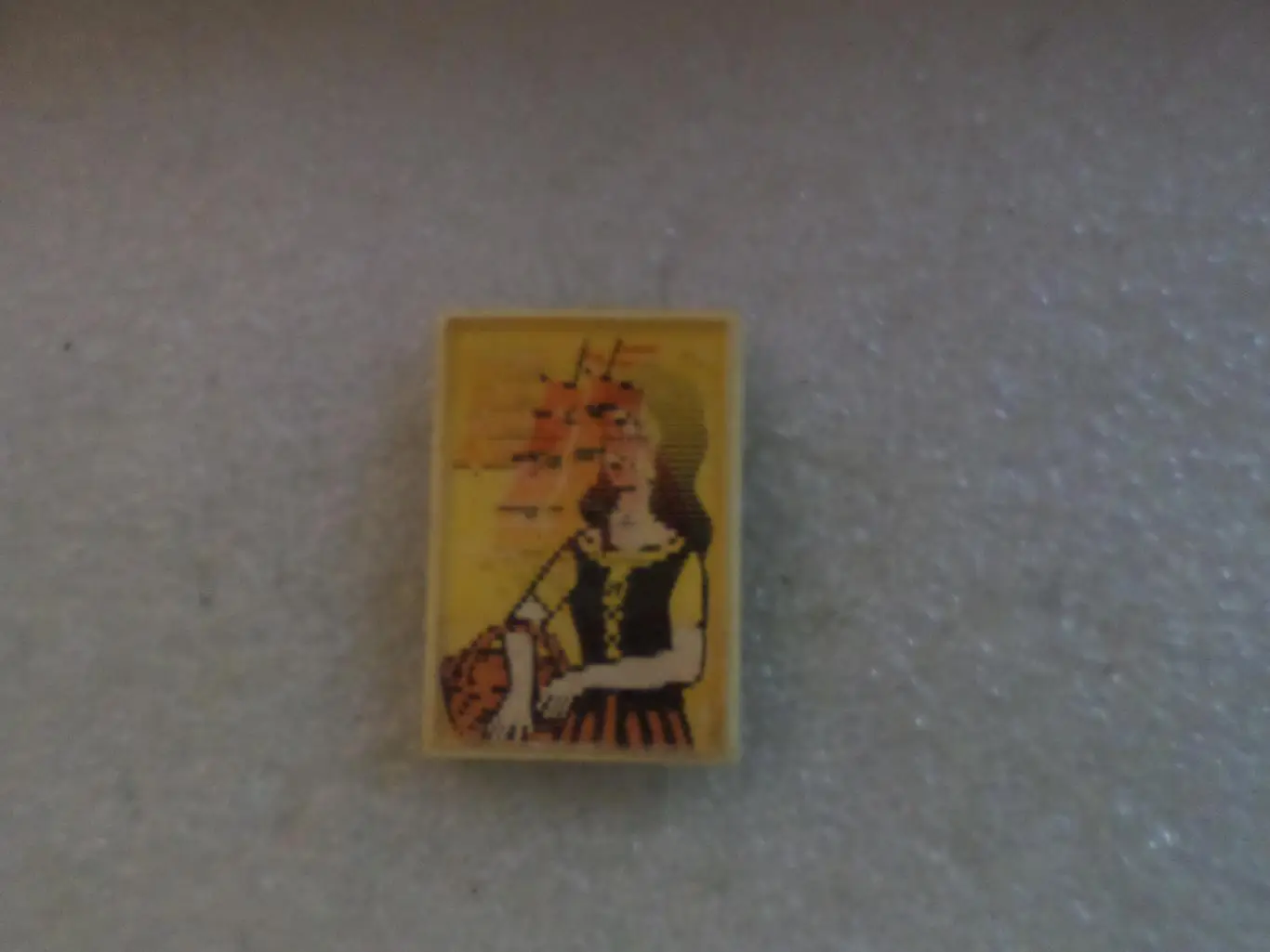 Значок детский мультфильм Алые паруса переливной