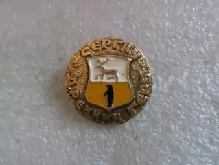 Значок древний герб Сергач