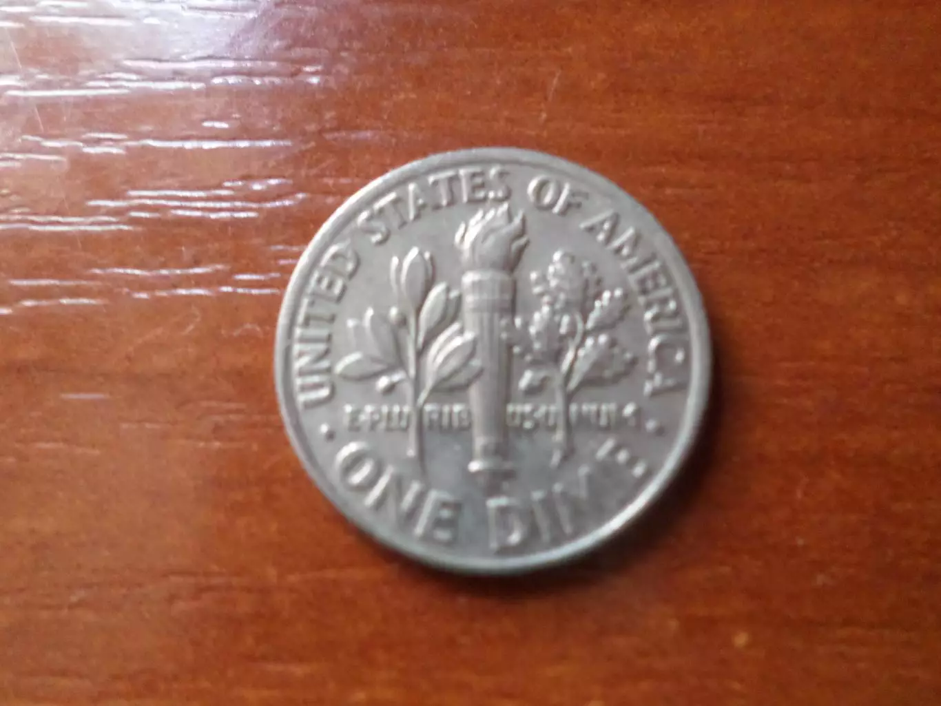 Монета 10 центов США 1999 г дайм 1