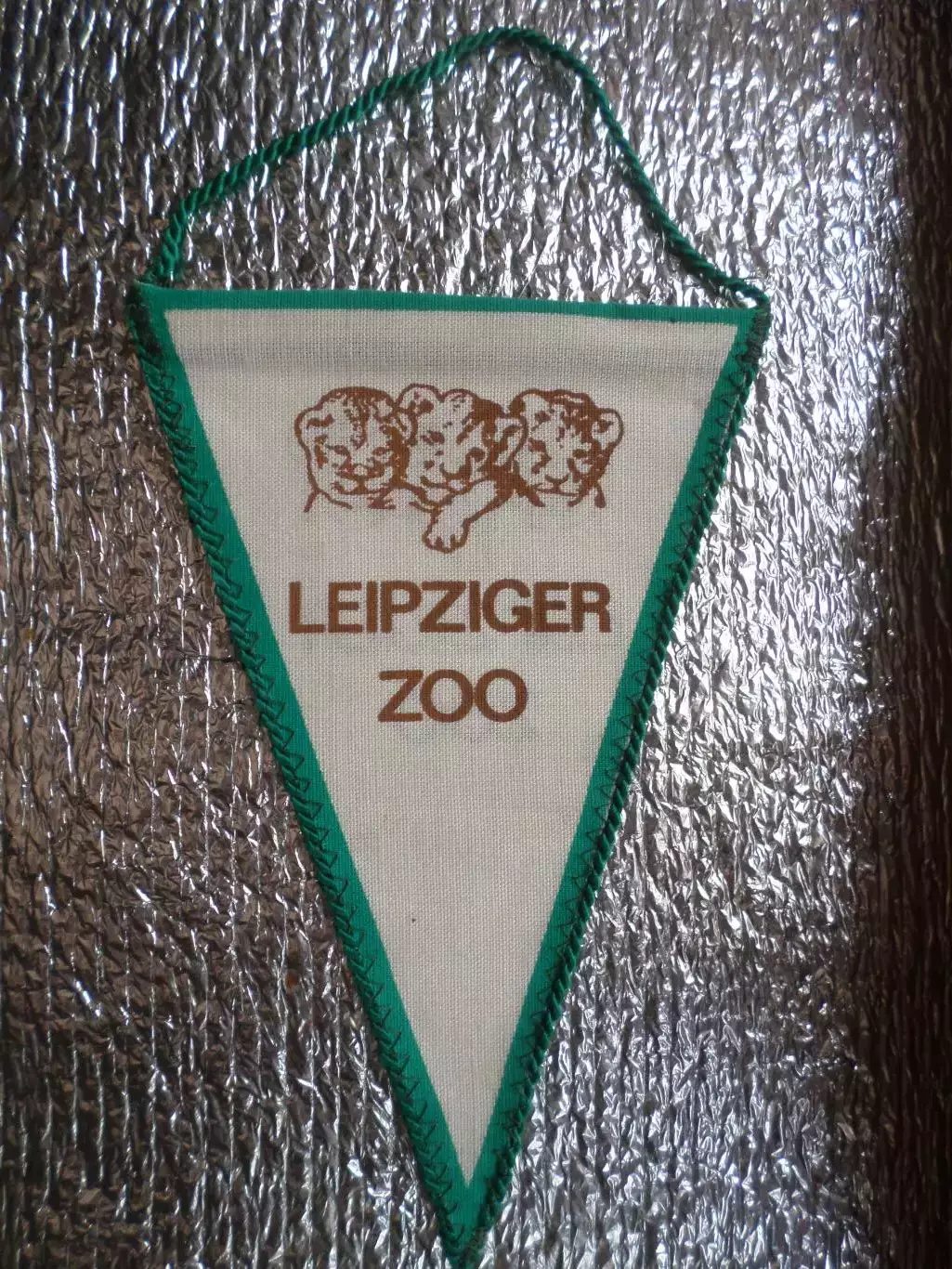 вымпел город Лейпциг ГДР Германия Зоопарк