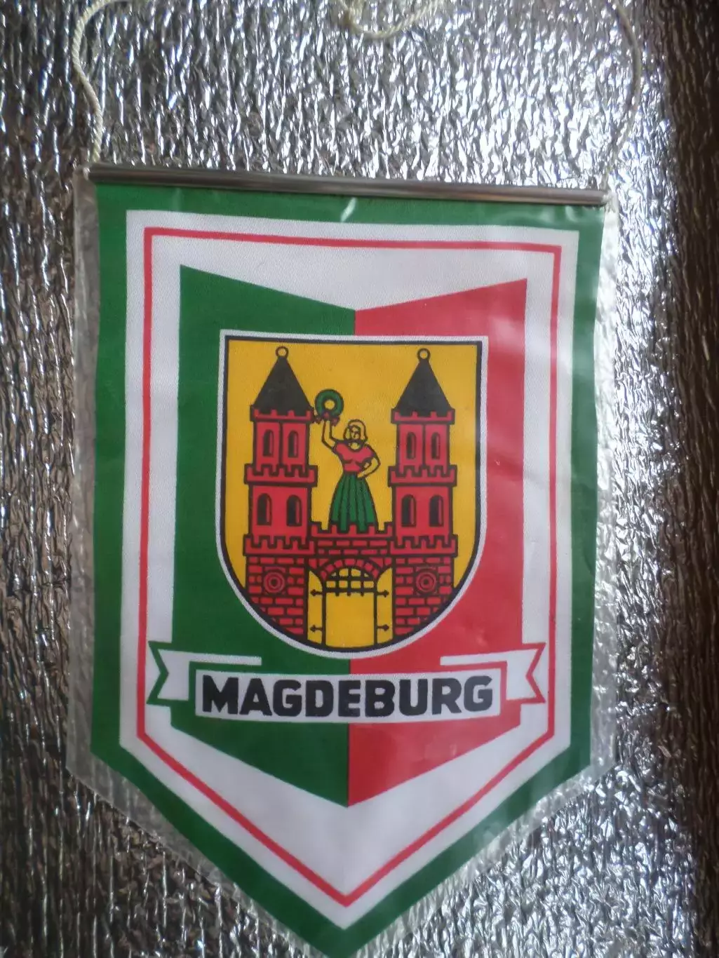 вымпел город Магдебург ГДР Германия