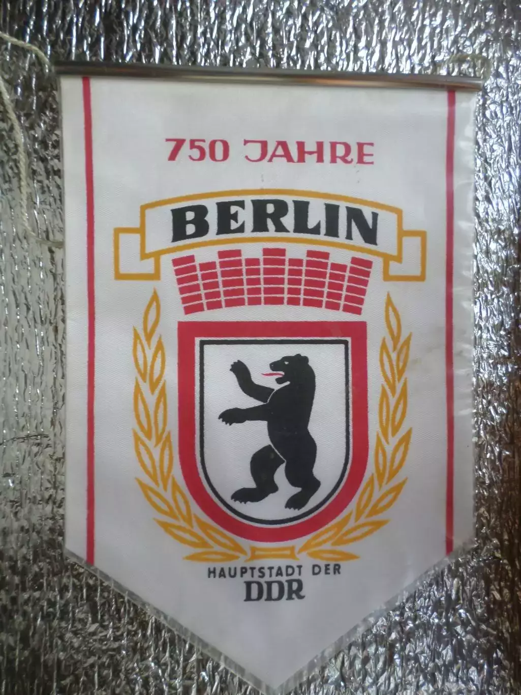 вымпел город Берлин ГДР Германия 750 лет