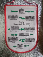 вымпел город Берлин ГДР Германия достопримечательности и гербы