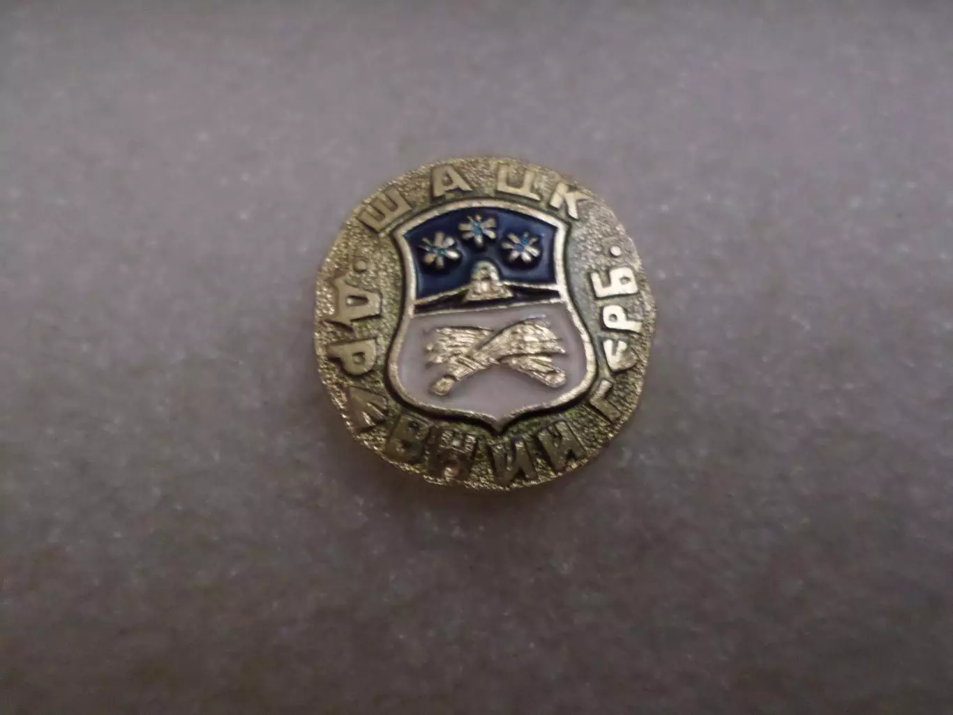 Значок древний герб Шацк