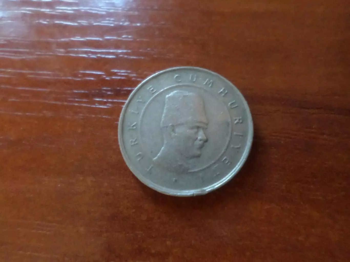 Монета 10 куруш Турция 2005 г 1