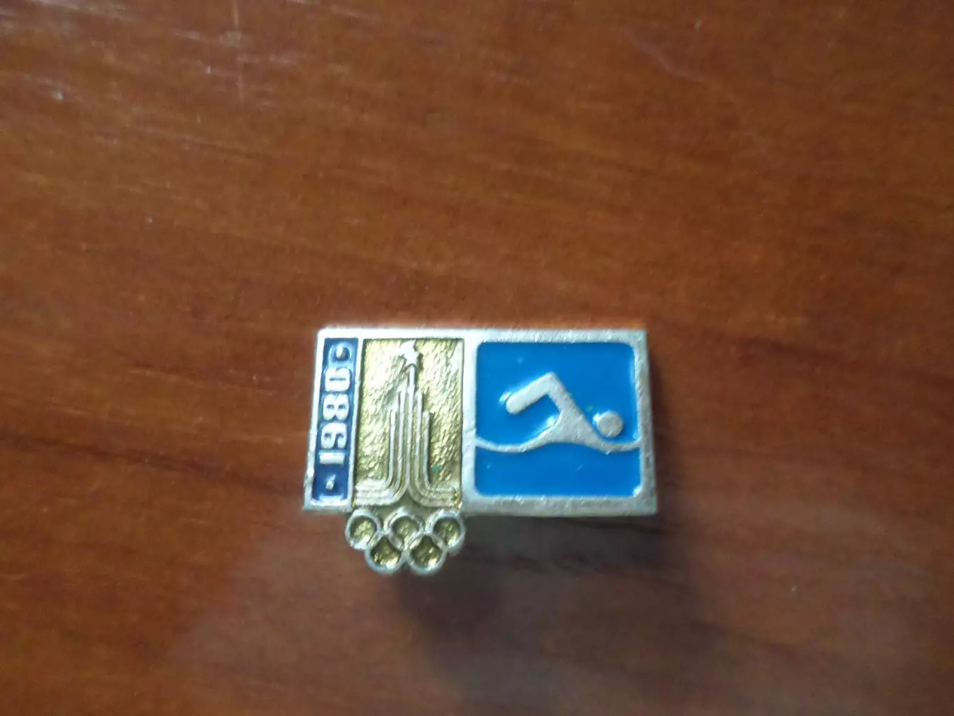 значок Олимпиада-80 Москва 1980 плавание