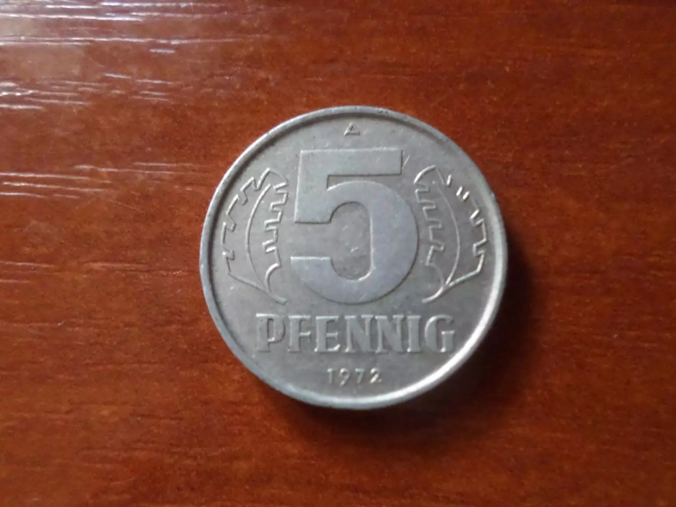 монета 5 пфеннигов Германия ГДР 1972 г