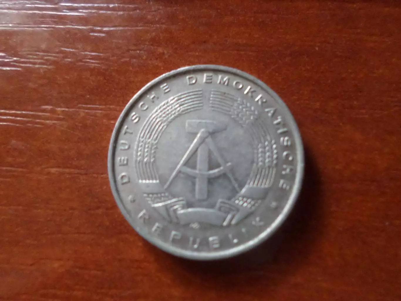 монета 5 пфеннигов Германия ГДР 1972 г 1