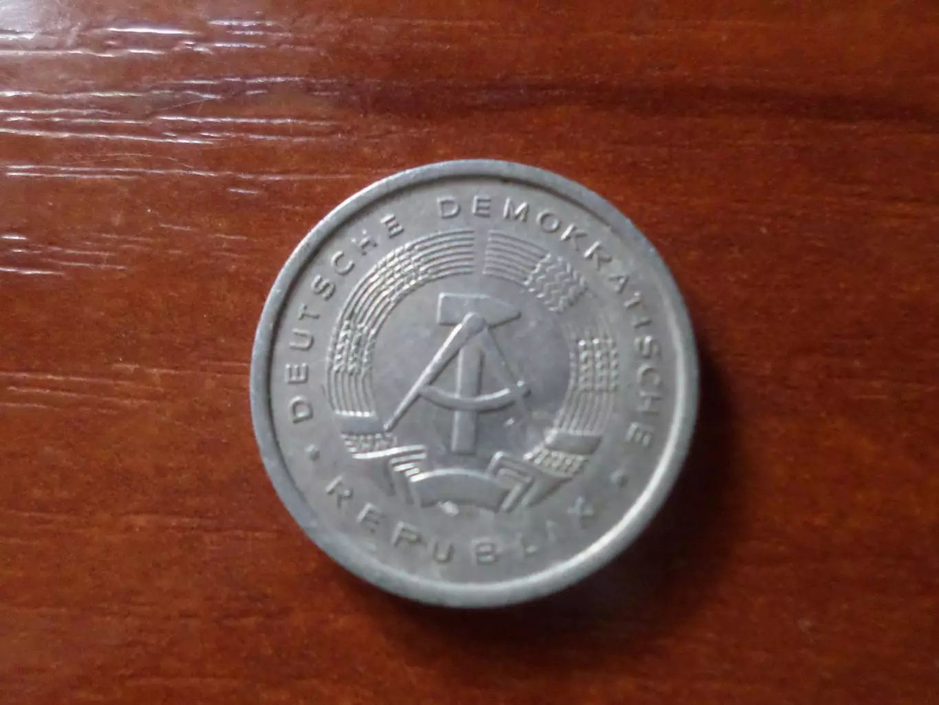 монета 5 пфеннигов Германия ГДР 1978 г 1