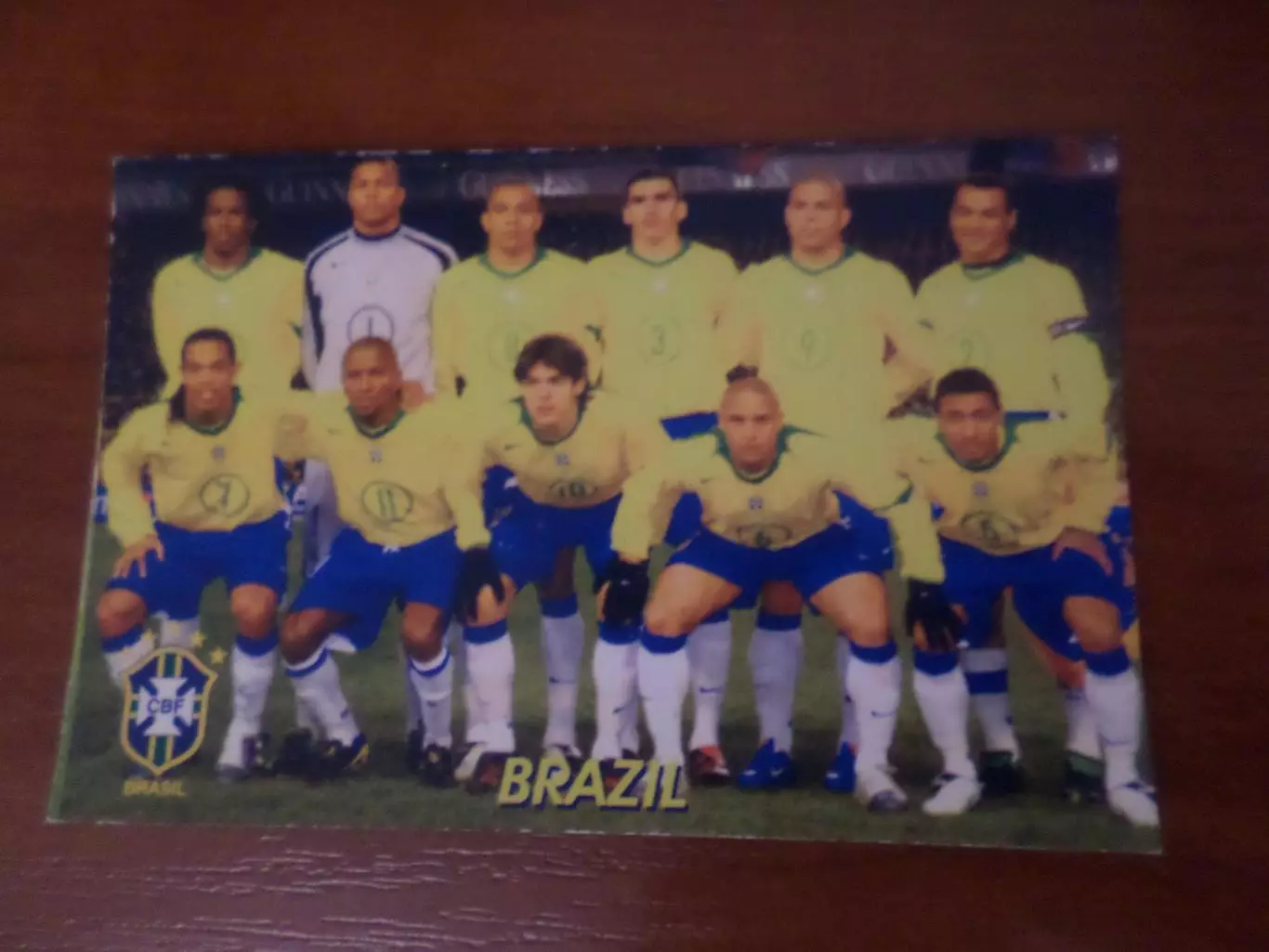 Календарик сборная Бразилия 2005 г