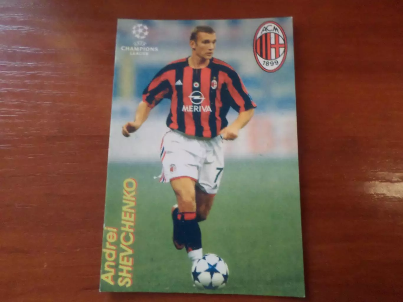 Календарик Андрей Шевченко 2005 г