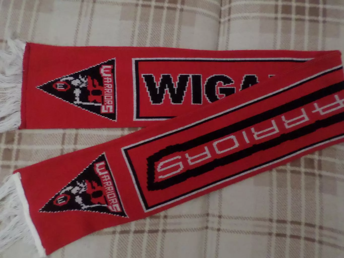 Шарф ФК Уиган Атлетик Англия