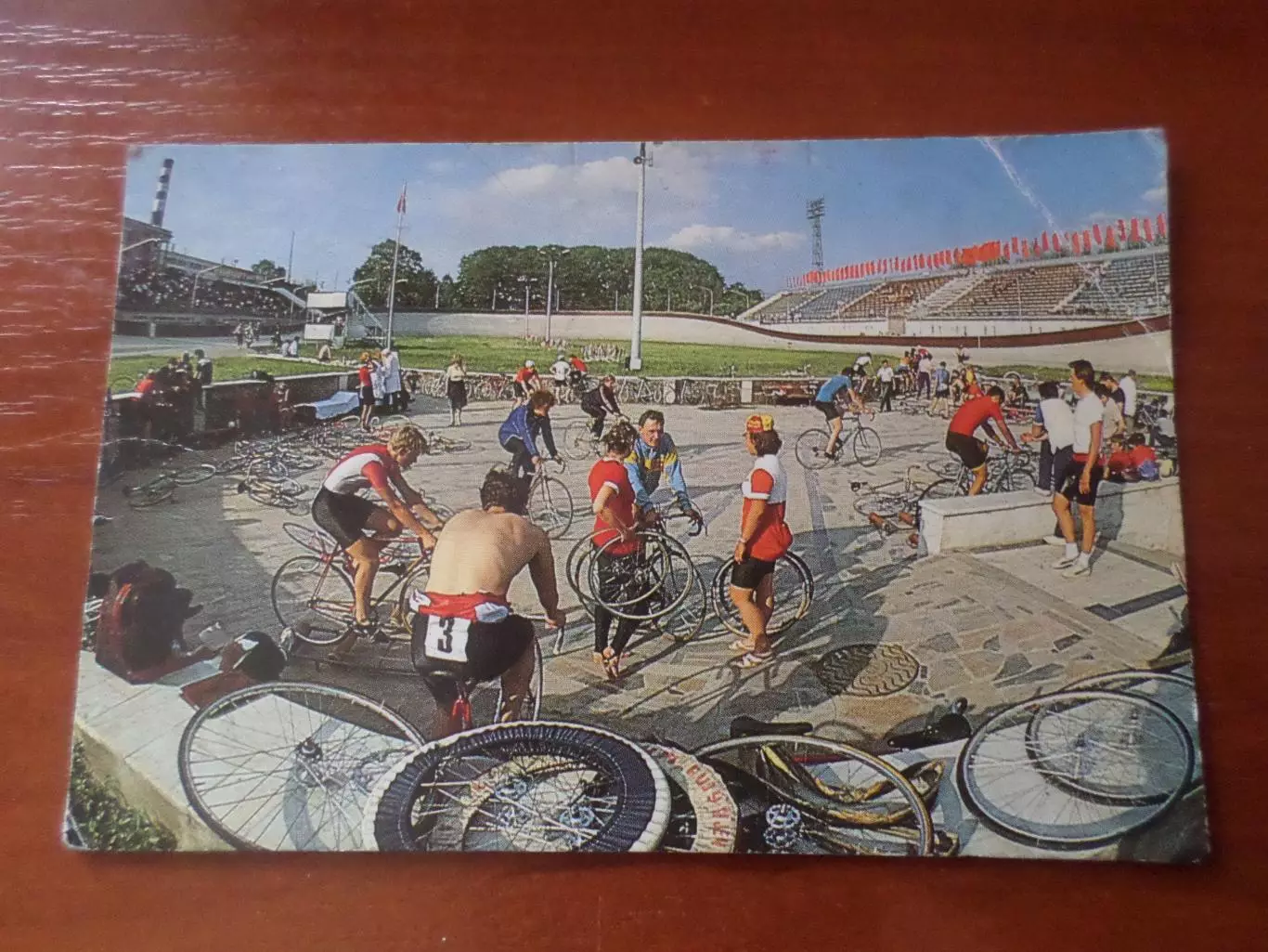 Календарик Велоспорт велотрек Тула 1991 г