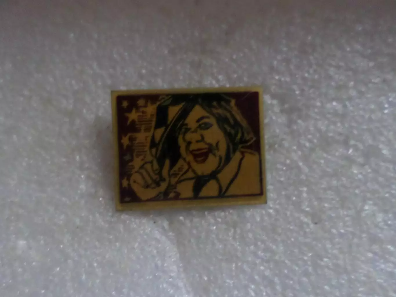 Значок детский цирк клоун Олег Попов