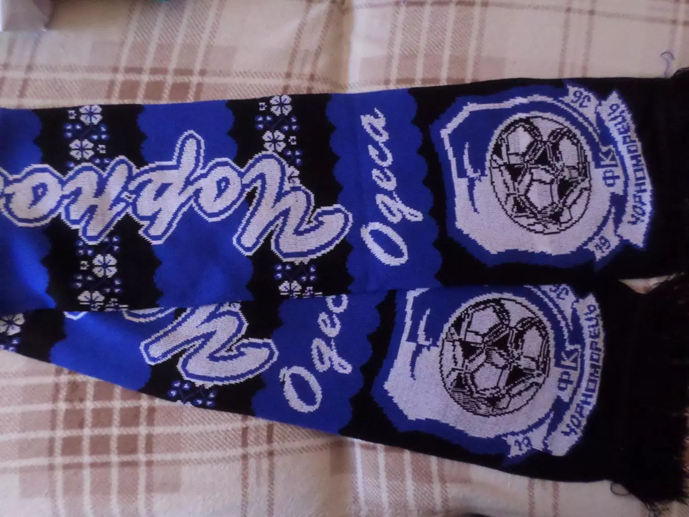 шарф ФК Черноморец Одесса