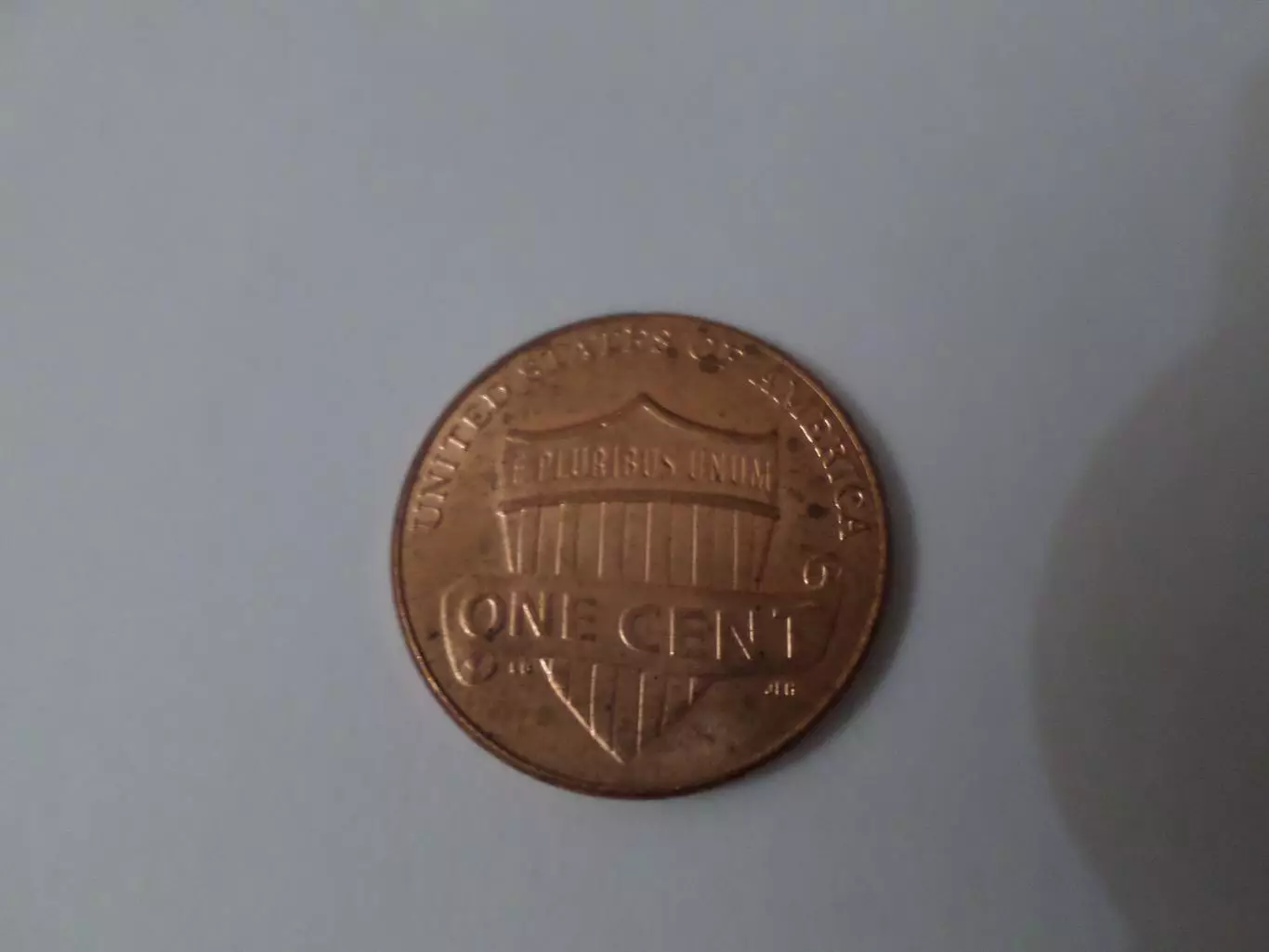 Монета 1 цент США 2015 г 1