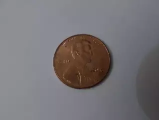 Монета 1 цент США 2015 г