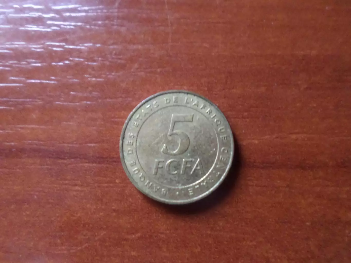 Монета 5 франков КФА центрально-африканский франк 2006 г