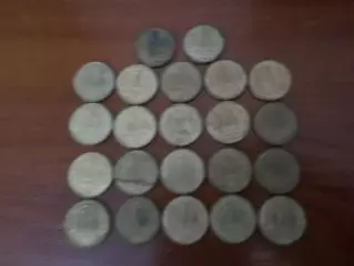 Монеты 1 рубль 1992 г Россия 22 шт