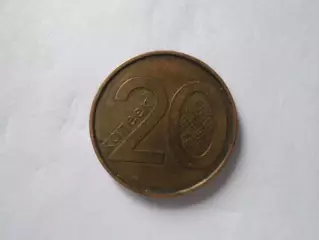 Монета 20 копеек Беларусь 2009 г