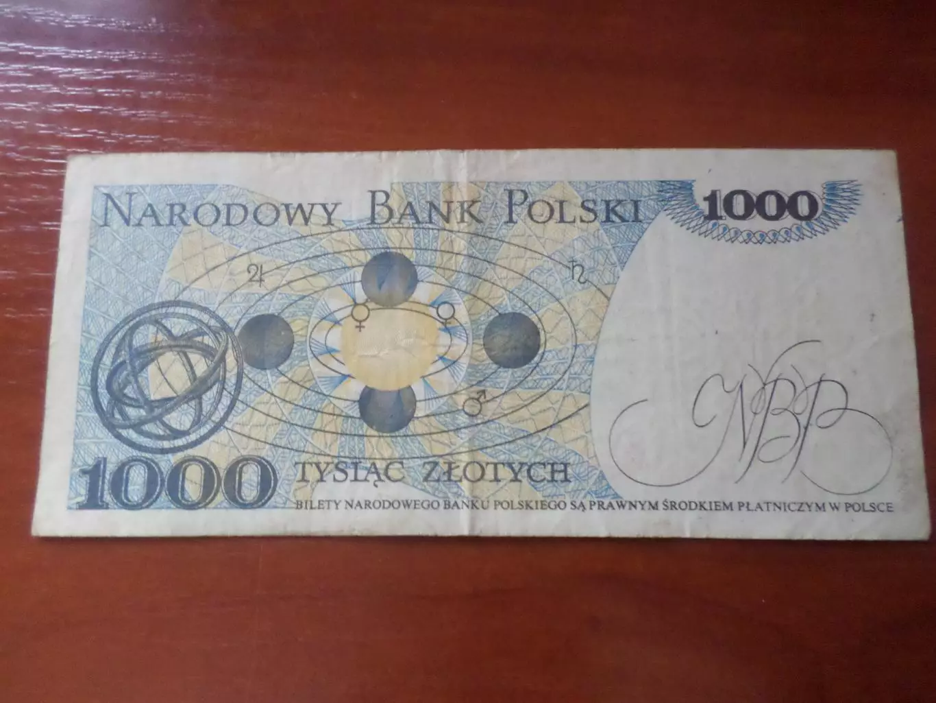 Банкнота 1000 злотых Польша 1982 г 1