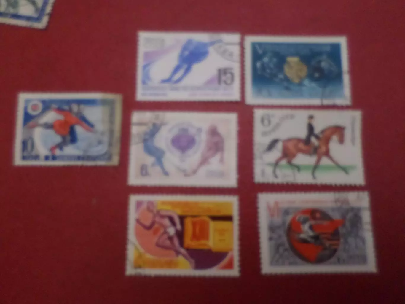 Марки СССР спорт разные гаш