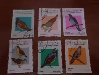 Марки Куба фауна Птицы 1979 г гаш