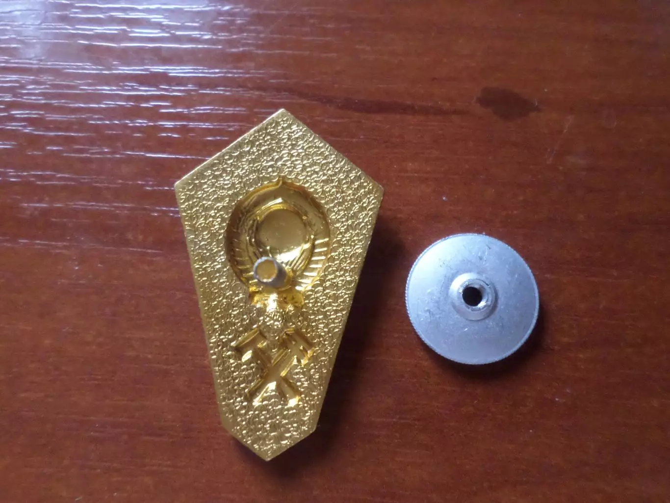 Знак ромб об окончании Техникума 1