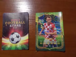 карточка Футбол Модрич Хорватия