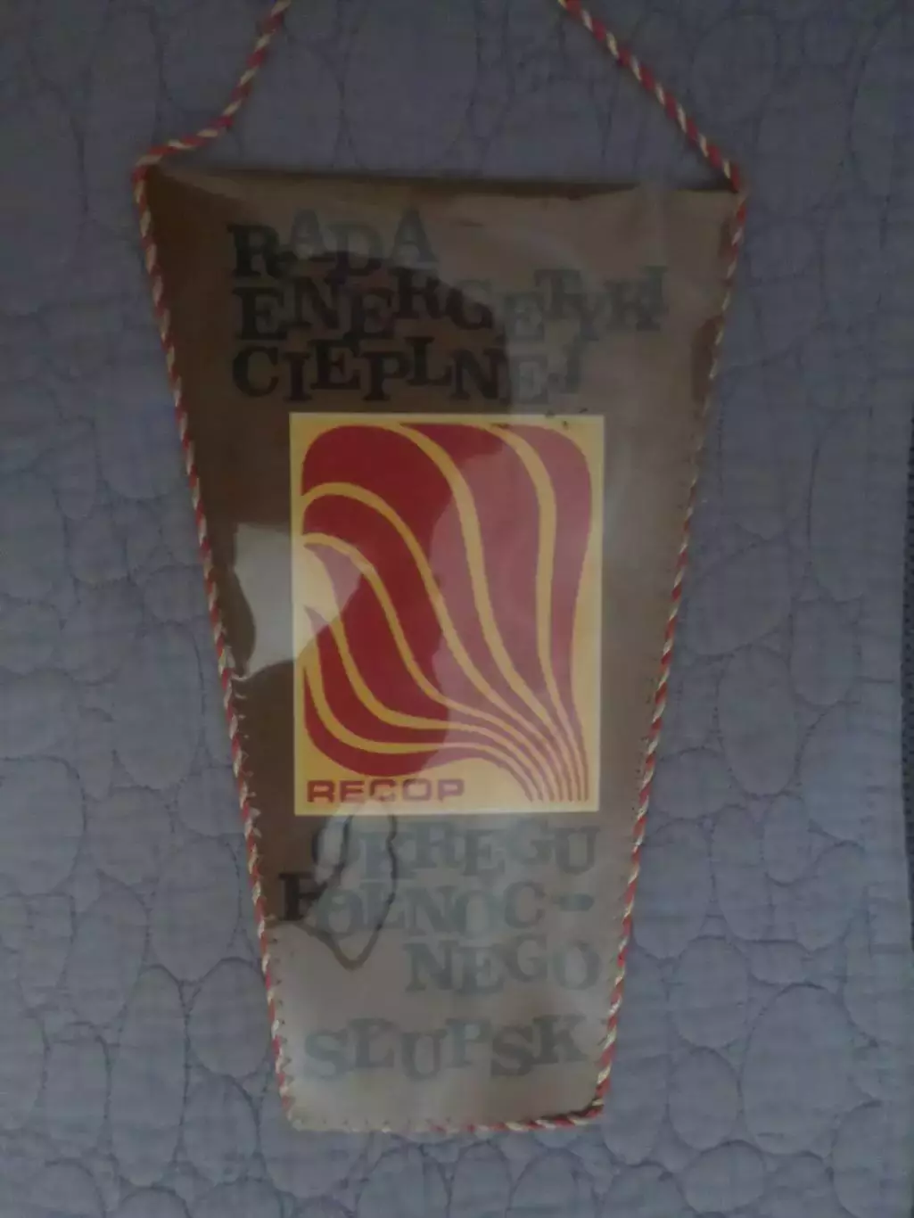 вымпел Совет по тепловой энергетике Северного округа г. Слупск Польша