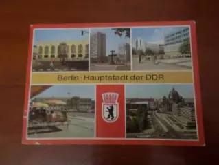 открытка город Берлин Германия ГДР