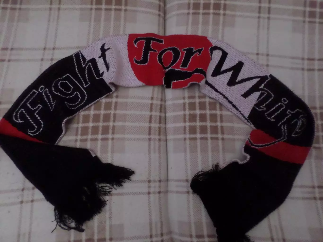 Шарф Fight for white Ультрас Бороться за белых 1