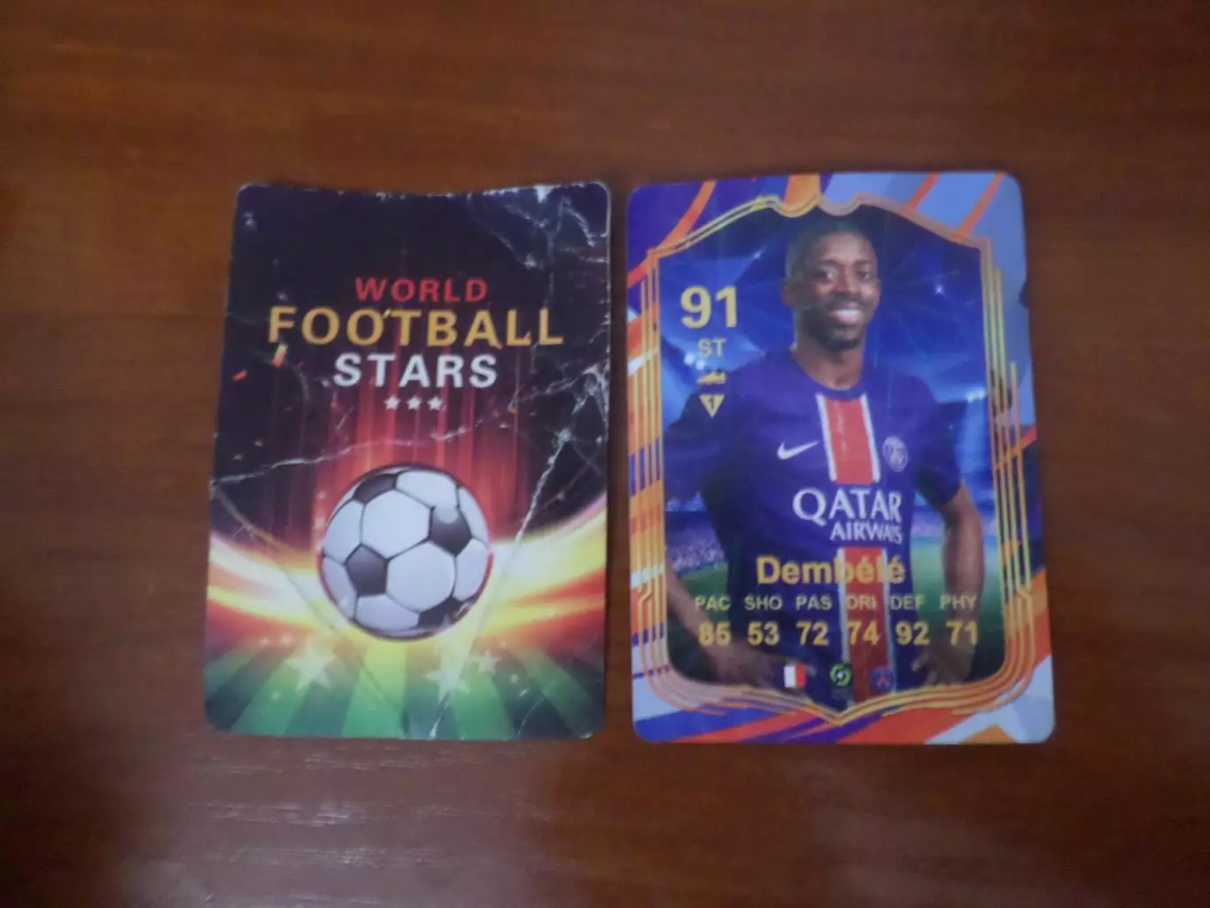 карточка Футбол Дембеле Франция