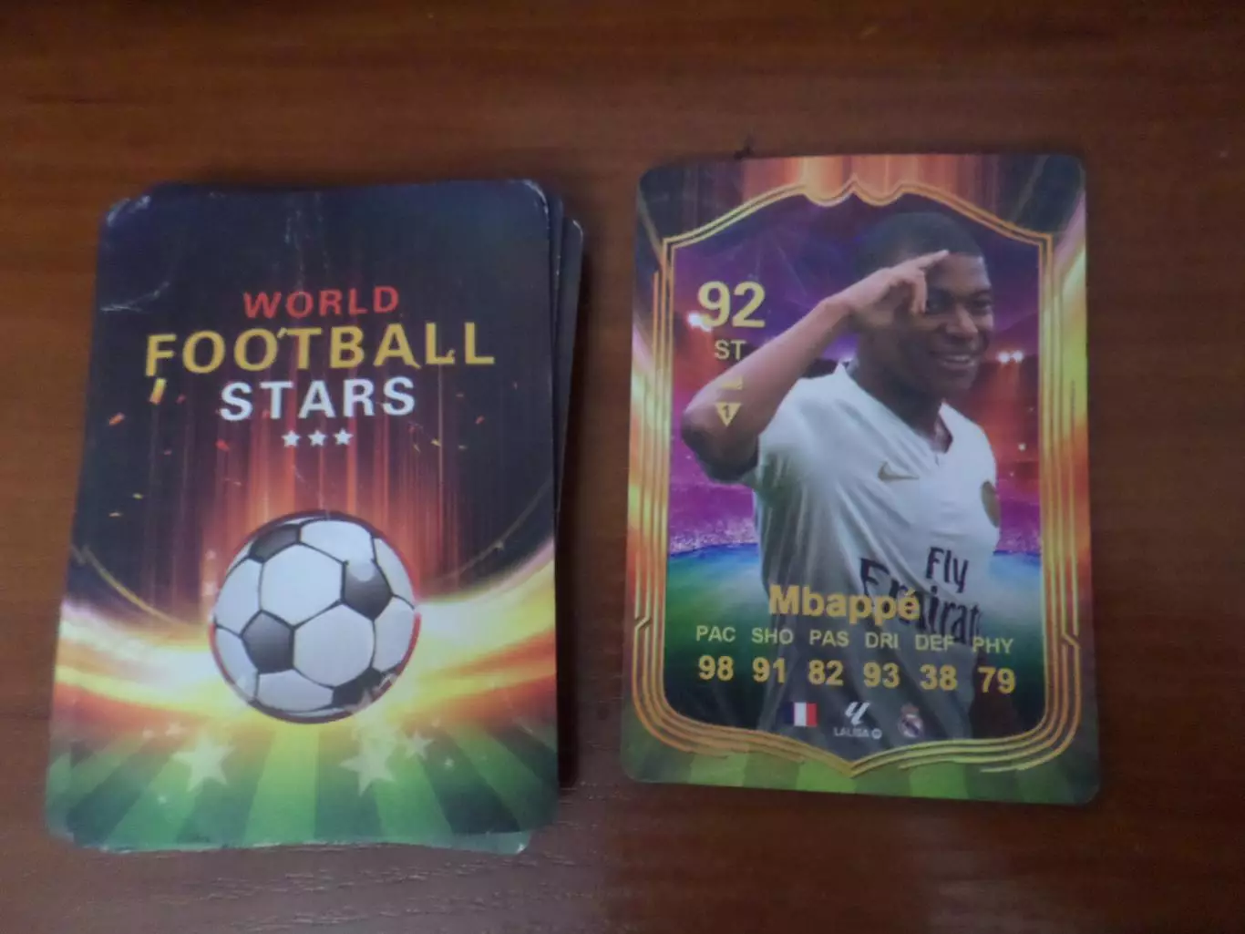 карточка Футбол Мбаппе Реал Мадрид