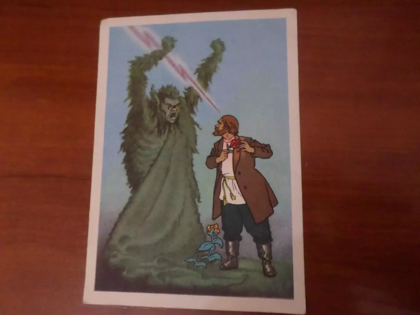 открытка Аленький цветочек 1959 г