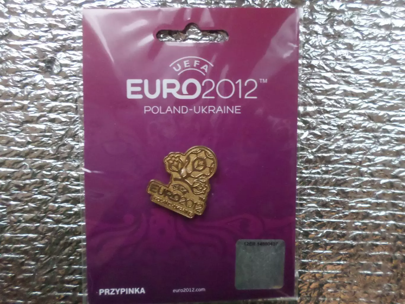 значок Чемпионат Европы по футболу ЕВРО-2012 офиц