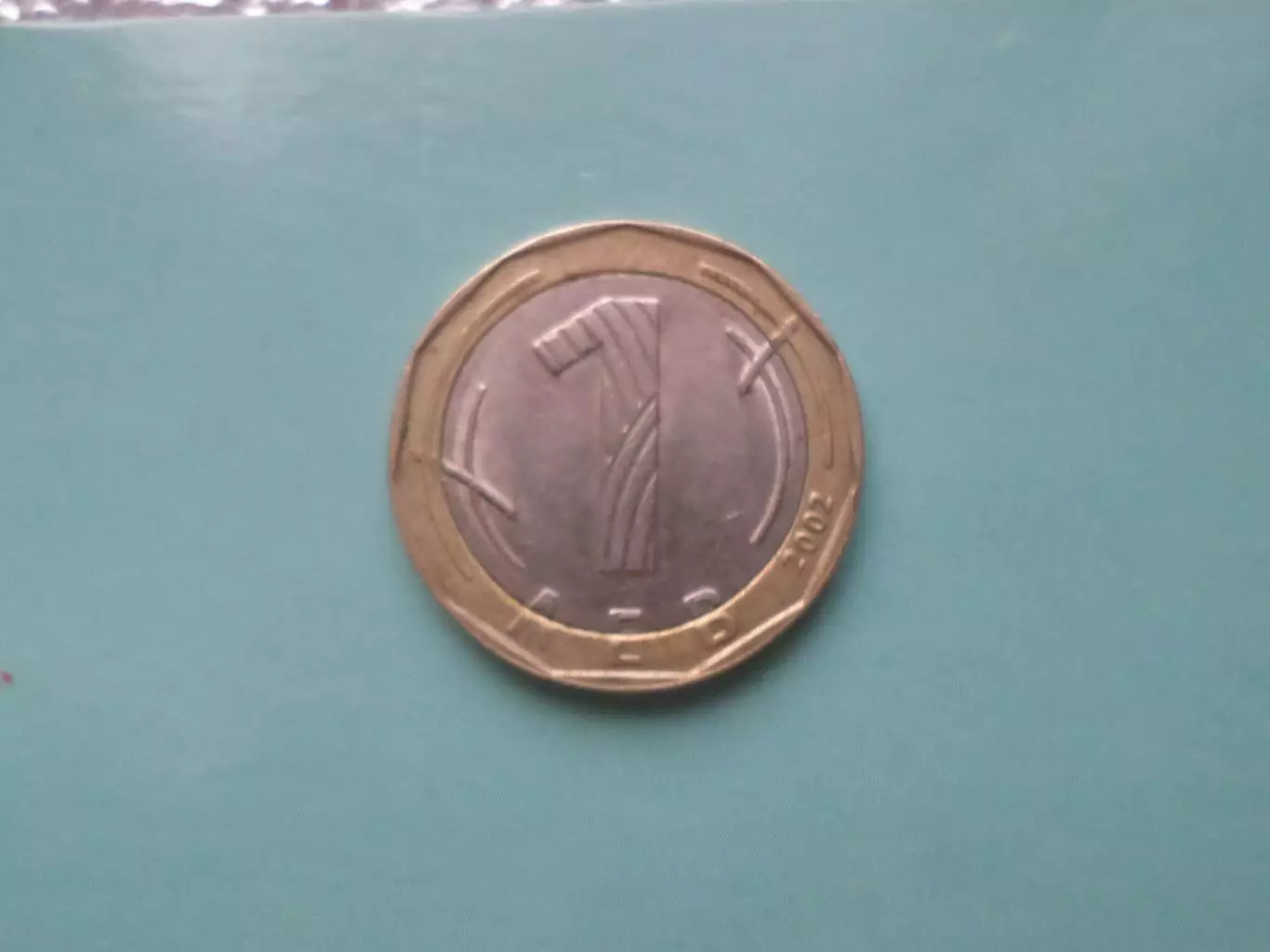 Монета 1 лев Болгария 2002 г