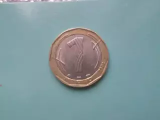 Монета 1 лев Болгария 2002 г