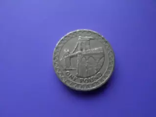 Монета 1 фунт стерлингов Великобритания 2005 г мост