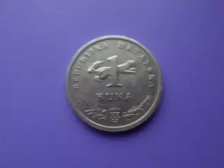 Монета 1 куна Хорватия 2007 г