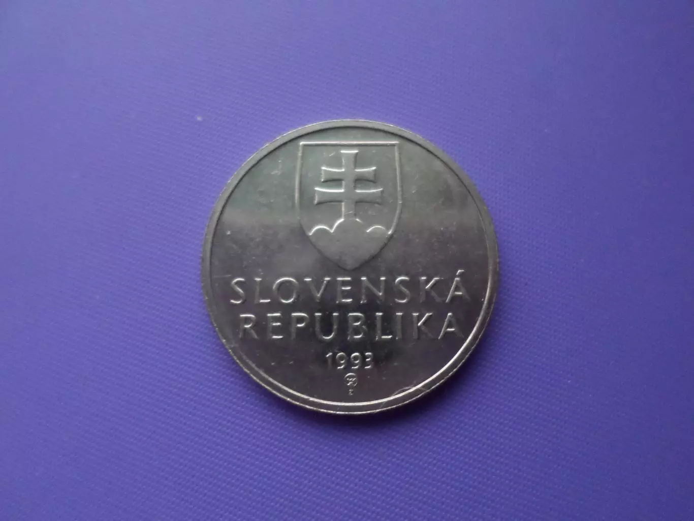 Монета 5 крон Словакия 1993 г 1