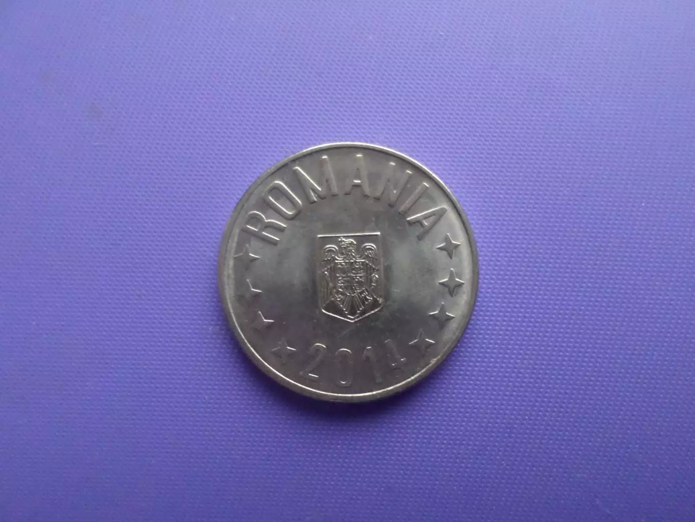 Монета 10 бани Румыния 2014 г 1