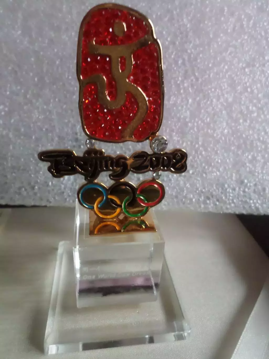 сувенир Олимпиада 2008 г Пекин эмблема 1