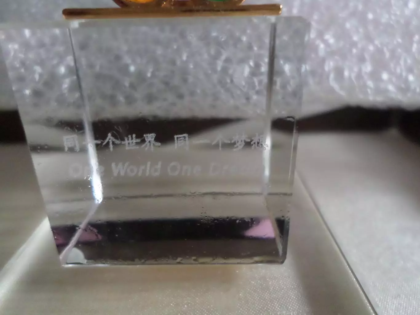 сувенир Олимпиада 2008 г Пекин эмблема 4