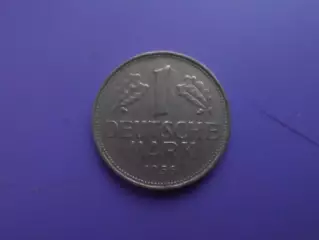 Монета 1 марка Германия ФРГ 1956 г