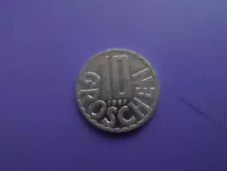 Монета 10 грошей Австрия 1997 г