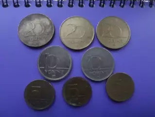 монеты 5,10,20 форинтов Венгрия на сумму 95 форинтов